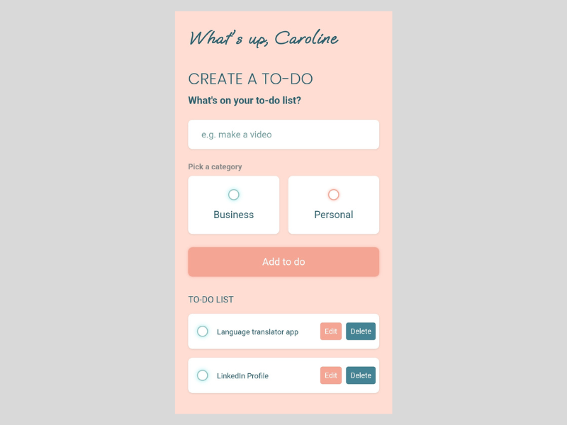 to_do_list app